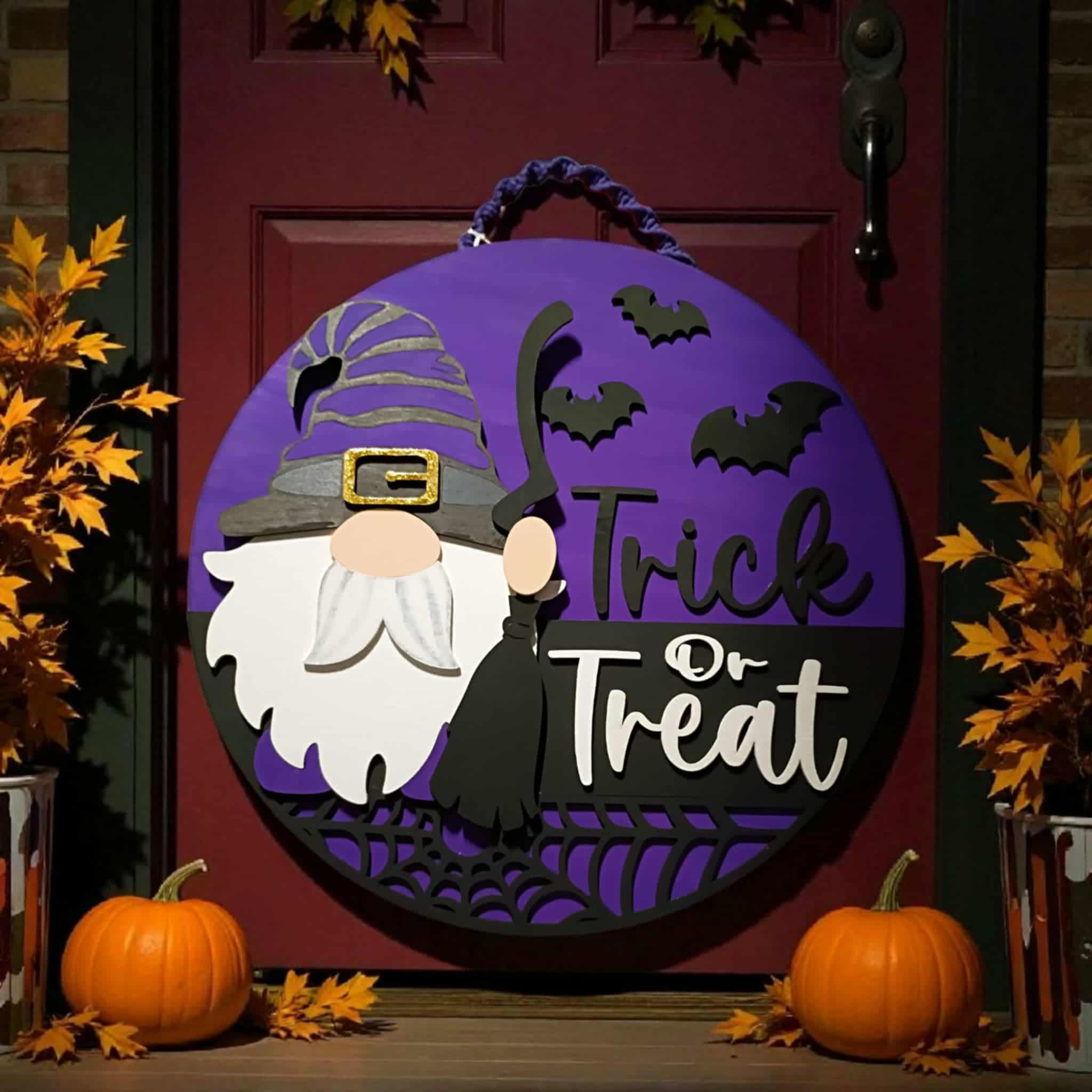 Hand made wooden sign